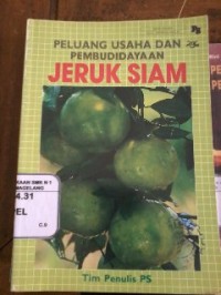 Image of Peluang Usaha dan Pembudidayaan JERUK SIAM