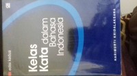 Image of Kelas Kata Dalam Bahasa Indonesia