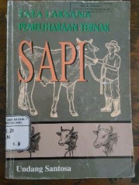 Image of Tata laksana Pemeliharaan Ternak Sapi