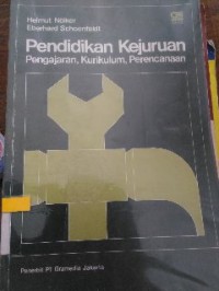 Image of Pendidikan Kejuruan: Pengajaran,kurikulum,perencanaan