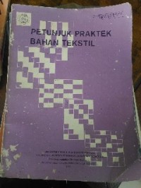 Image of Petunjuk Praktek Bahan Tekstil