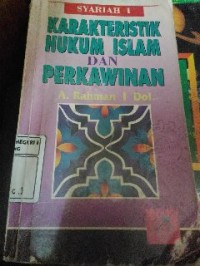 Image of Syariah I Karakteristik Hukum Islam dan Perkawinan